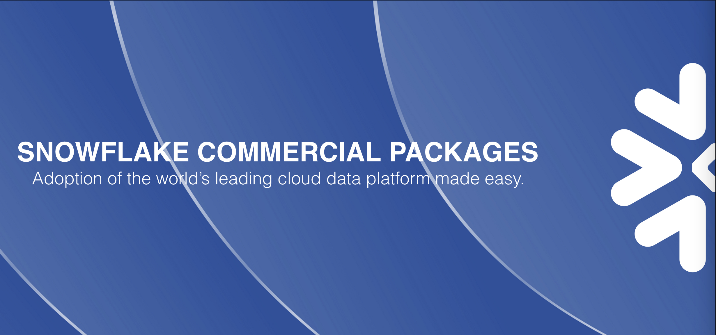 Snowflake Commercial Packages for Enhanced Business Agility